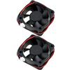 ECSiNG 2 Ventole di Raffreddamento per Case di Computer 12V 74A 50x50x20mm per Chassis PC con Spina