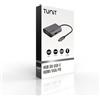 TUNIT Adattatore HUB Multiporta da USB-C a HDMI/VGA/PD