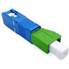 Elfcam - Adattatore in fibra ottica per FRITZ! Box, Singlemode Simplex LC/APC femmina su SC/UPC maschio, conversione di interfaccia in fibra per SFP, OTDR, VFL e multimetro, 1 pezzo