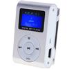 Generic Mini lettore MP3 portatile clip lettore musicale MP3 supporto 32GB Micro TF Card schermo LCD Sport Music Player (argento)