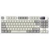 Ujjdwiurgh Tastiera meccanica russa K86 Tri-Mode RGB sostituibile a caldo, tastiera russa Bluetooth e facile da usare