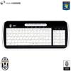 Techmade VKL930-JUVE Tastiera Multimedia, Juventus, Layout Italiano, Nero/Bianco