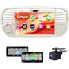 AWESAFE Autoradio Sistema Linux per Fiat 500 (2007-2015) Bianco