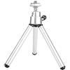 YWJLQH Mini Treppiede da Tavolo Pieghevole, 2, Argento