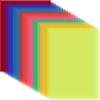 WEFINEST 21 fogli di pellicola A4 resistente al calore per lampade, filtro a colori | Pellicola colorata per lampade a LED, 11 colori, resistente al calore, trasparente, formato A4, per lampade a LED