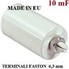 GlobalME Condensatori avviamento motori 10 mf 450v