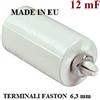 GlobalME Condensatori avviamento motori 12 mf 450v