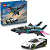 LEGO City Jet contro Auto Sportiva 60489 Set da Costruzione 259 Pezzi 6+