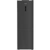 HOTPOINT FRIGORIFERO COMBINATO HOTPOINT HPK 26363 XBR5E, Capacità netta totale 316 l, Rumorosità: 35 dB(A), 3 ripiani, Dimensioni: L 59,5 cm A 186,5 P 66,3 cm, Black/Inox, Classe D