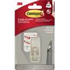 Command 58221 Gancio Metallico in Nickel Spazzolato Riflettente Moderno Piccolo MR01-BN