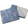 Medi Partners Coperta per bambini con cuscino 100% cotone Coperta per gattonare Minky 55x75 + 35x30cm multifunzionale per passeggino culla