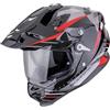 ScorpionEXO SCORPION ADF-9000 AIR FEAT Nero-Argento-Rosso M