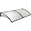 WERKA PRO Marquise in policarbonato 2 Pannelli 80 x 300 cm