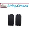 GlobalME Connect.With.Bticino.Living Frutti tasto falso polo antracite 2 pezzi modello light