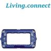 GlobalME Connect.With.Bticino.Living Portafrutti supporto unico 4 posti