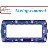 GlobalME Connect.With.Bticino.Living Portafrutti supporto unico 7 posti