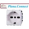 GlobalME Connect.With.Vimar.Plana Frutti Presa 16A 2P+T universale per spine 10A/16A/schuko bianca