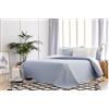 Todocama - Copriletto trapuntato sottile con motivo a rombo, per primavera, estate, autunno e inverno, 100% microfibra extra morbido, Copriletto multiuso, Letto 105 - 200x260cm, Azzurro