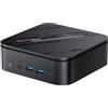 Blackview Mini-PC MP100 Pro I3-1215U/16 GB/512 GB schwarz (512 GB, 16 GB, Intel Core i3-1215U), PC, Nero