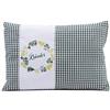 Gözze - Cuscino Profumato alle Erbe Aromatiche, 200 g di Imbottitura con Erbe Aromatiche Miste, Rivestimento in 100% Cotone, 100% Cotone, 30 x 20 cm - Verde a scacchi