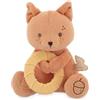 Kaloo - Peluche scoiattolo con anello da dentizione refrigerante - Giocattolo per neonati in micro-velluto e silicone morbido - Allevia le gengive sensibili - Lavabile - Dai 6 mesi - K208007