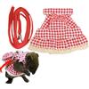 Generico Imbracatura Per Criceto,Accessorio Per Passeggiate Piccoli Animali - Vestito Antifuga Con Guinzaglio Per Scoiattolo Furetto Coniglio Criceto