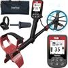 NOKTA DETECTION TECHNOLOGIES Nokta FINDX Metal Detector, Metaldetector con bobina impermeabile da 28cm con Pinpoint e Batteria Ricaricabile per oro, Accessori professionali Cuffie, Scavatrice, Borsa per il trasporto