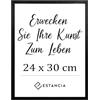 Estancia Cornice In Legno Nero 24 X 30 Cm Con Vetro Acrilico Antiframmentazione