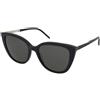 Saint Laurent SL M70 002 | Occhiali da Sole Graduati o Non Graduati | Prova Online | Plastica | Cat Eye, Ovali / Ellittici | Nero | Adrialenti