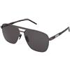 Gucci GG1164S 001 | Occhiali da Sole Graduati o Non Graduati | Prova Online | Unisex | Metallo | Pilot | Rutenio | Adrialenti