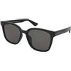 Gucci GG1346SK 001 | Occhiali da Sole Graduati o Non Graduati | Prova Online | Plastica | Quadrati | Nero | Adrialenti