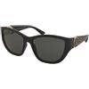 Gucci GG2122S 001 | Occhiali da Sole Graduati o Non Graduati | Prova Online | Plastica | Cat Eye | Nero | Adrialenti