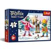 Trefl - The Treflik Family, È Tempo di Feste a Casa Treflik - Puzzle 30 Pezzi - Puzzle di Natale con i Protagonisti della Fiaba, per Bambini dai3 anni