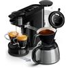 PHILIPS Machine a café dosette - PHILIPS - SENSEO SWITCH HD6592/65 - Noir intense