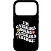 Personalized Name Mothers Day outfit For Custodia per iPhone 17 Pro Retro Groovy Im CATERINA Fare CATERINA Cose Divertente