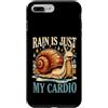 Rainy Cardio Running Humor Custodia per iPhone 7 Plus/8 Plus La pioggia di lumache è solo il mio umorismo cardio running