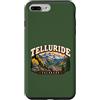 Awesome Telluride Colorado Adventure USA Custodia per iPhone 7 Plus/8 Plus Telluride Colorado Mountain Gondola Viaggio Vintage