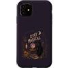 Halloween Spooky Magic Custodia per iPhone 11 Rimani magico Black Cat Witchy Moon