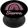 Personalized Name Mothers Day outfit For Sierra Nome Personalizzato Divertente Donne Rosa Arcobaleno Sierra PopSockets PopGrip Adesivo