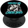 Scacchi Giochi e giocattoli Accessori Re Lovers Scacchi Giocatore di scacchi gioco d scacchi Scacchi PopSockets PopGrip Adesivo