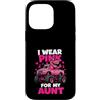 Breast Cancer Family Matching Apparel & Custodia per iPhone 14 Pro Max Bambini che indosso rosa per mia zia Cool TRex Dino Cancro al seno