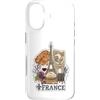 Lakelandwholesale1 Shirt Company Custodia per iPhone 17 Parigi Francia Torre Eiffel Formaggio Vino Croissant Vintage Grap