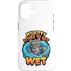 Lakelandwholesale1 Shirt Company Custodia per iPhone 16 My Kitty Loves To Get Bet Bet Bet Divertente Grafica con Gatto Subacqueo