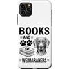 Funny Weimaraner And Book Designs Custodia per iPhone 11 Pro Max Libri E Weimaraners Divertente Weimaraner
