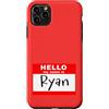 NATIONAL RYAN DAY OCT 14 by Scarebaby De Custodia per iPhone 11 Pro Max DIVERTENTE CIAO IL MIO NOME È RYAN