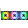 Thermaltake SWAFAN Infinity EX12 ARGB Sync | Confezione da 3 | Ventole PC ARGB | MagForce 2.0 con fissaggio magnetico | Doppi Infinity Mirror | Pale della ventola intercambiabili | 120 mm | Nero
