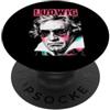 Grandio Design Music Lover & Musician Gi Ludwig van Beethoven - Compositore divertente retrò Pop Art Music PopSockets PopGrip Adesivo