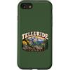 Awesome Telluride Colorado Adventure USA Custodia per iPhone SE (2020) / 7/8 Telluride Colorado Mountain Gondola Viaggio Vintage