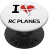 Funny RC Plane Gifts for Men and Women Aereo RC Telecomando Racing RC Aereo PopSockets PopGrip Adesivo