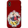 Disney Villains Queen of Hearts Wonderland Illustrated Style Custodia per iPhone X/XS